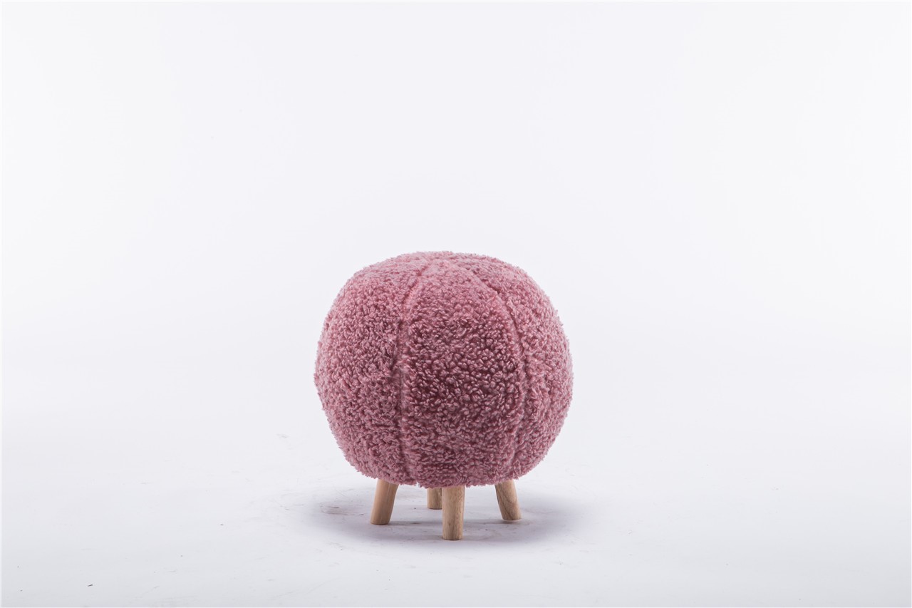 Pink ball stool