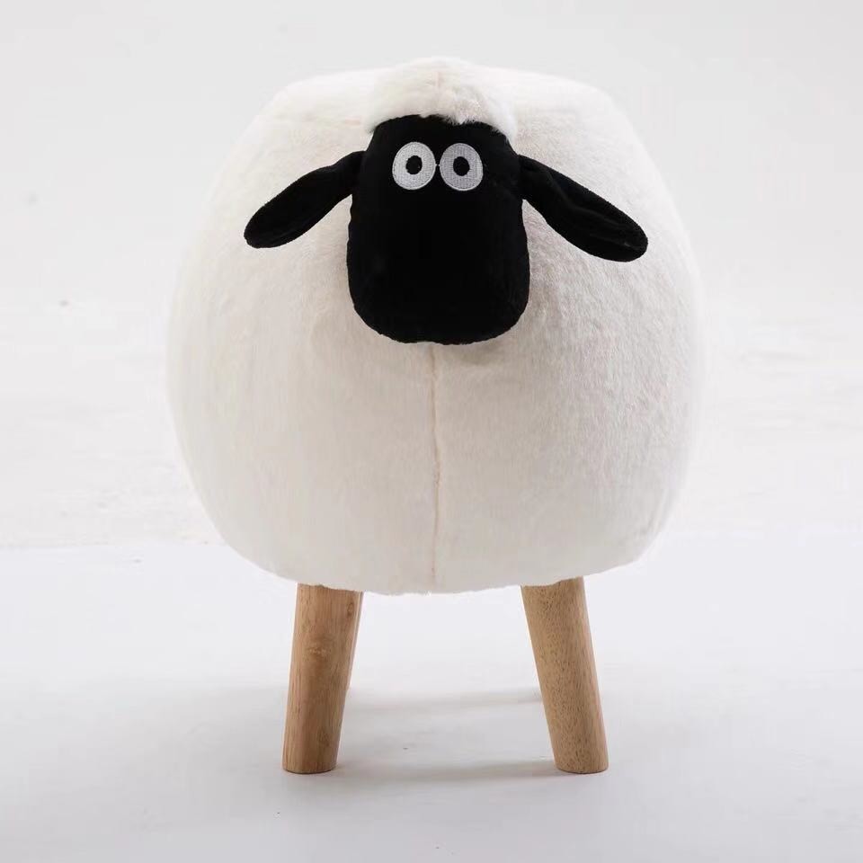 White fat sheep